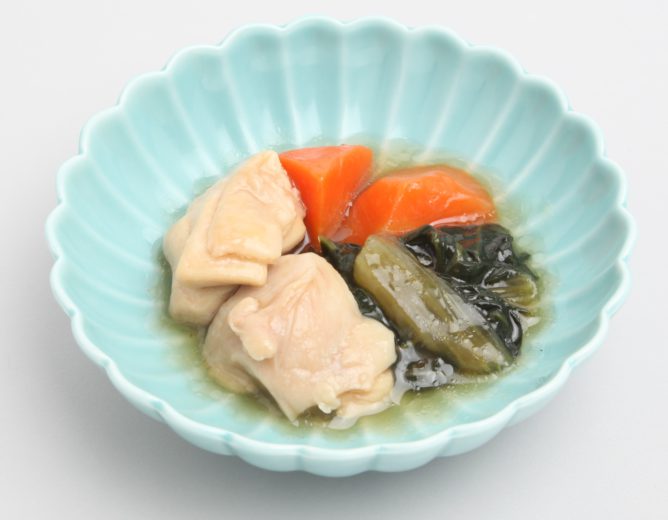 鶏肉と青菜のとろみ煮