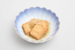 厚揚げとねぎの生姜煮